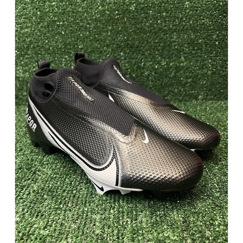 Nike Vapor Edge Pro 360 Football Cleats Black White Men Size 13.5W CV6348-001